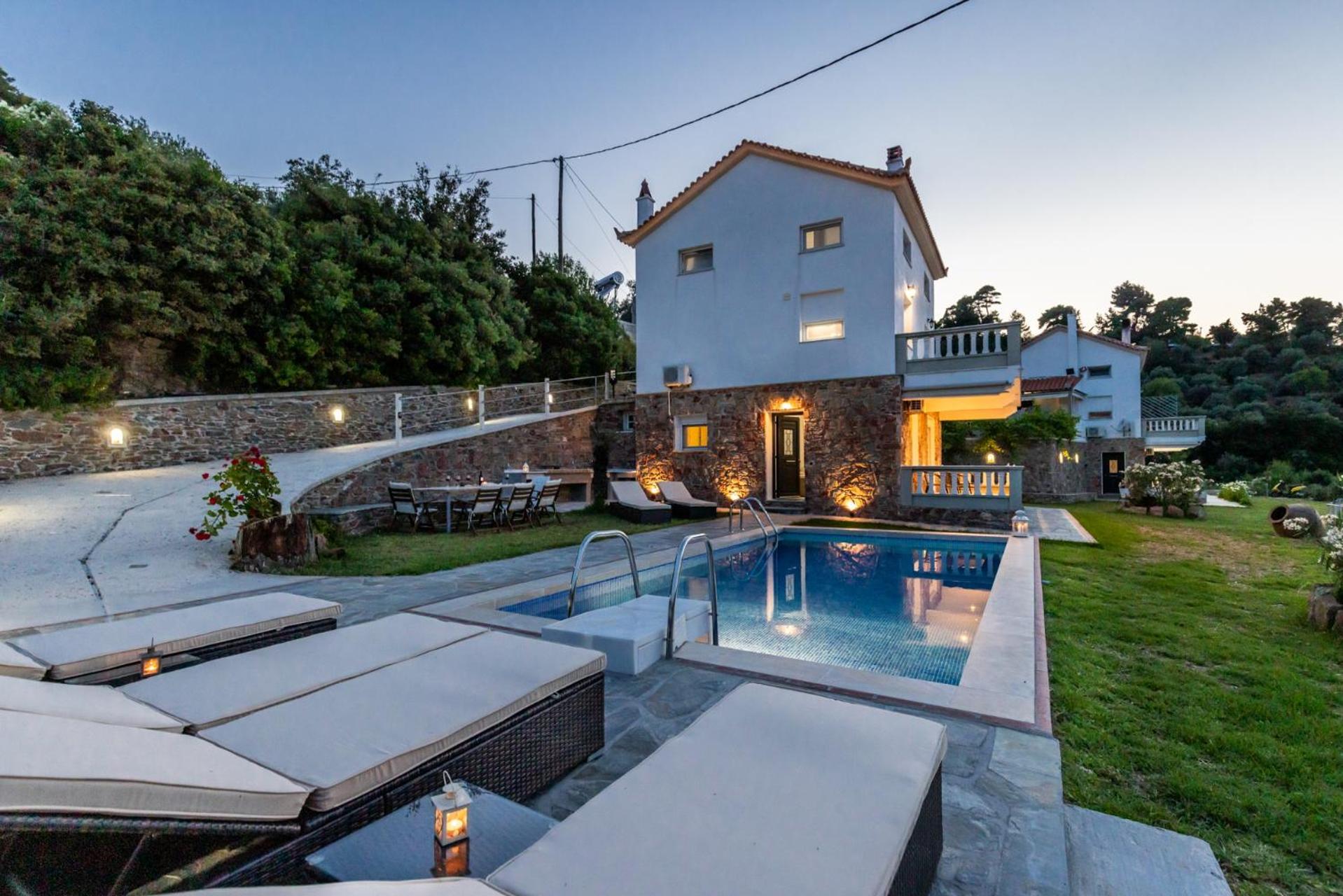 סקופלוס טאון Villa Pavlos מראה חיצוני תמונה
